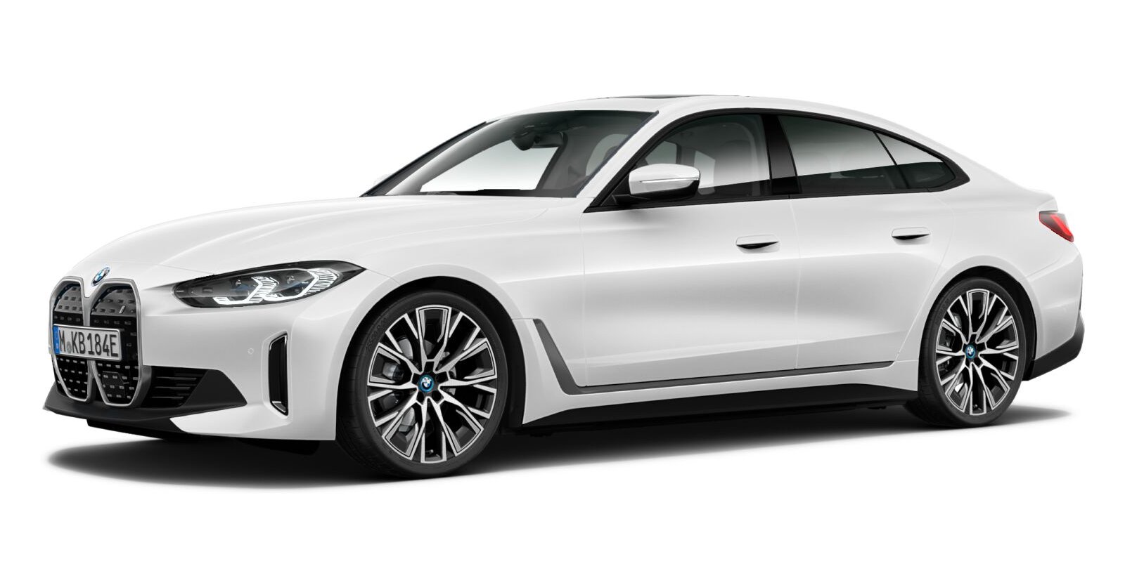 BMW BMW I in Weiß von vorne BMW BMW I in Weiß von vorne