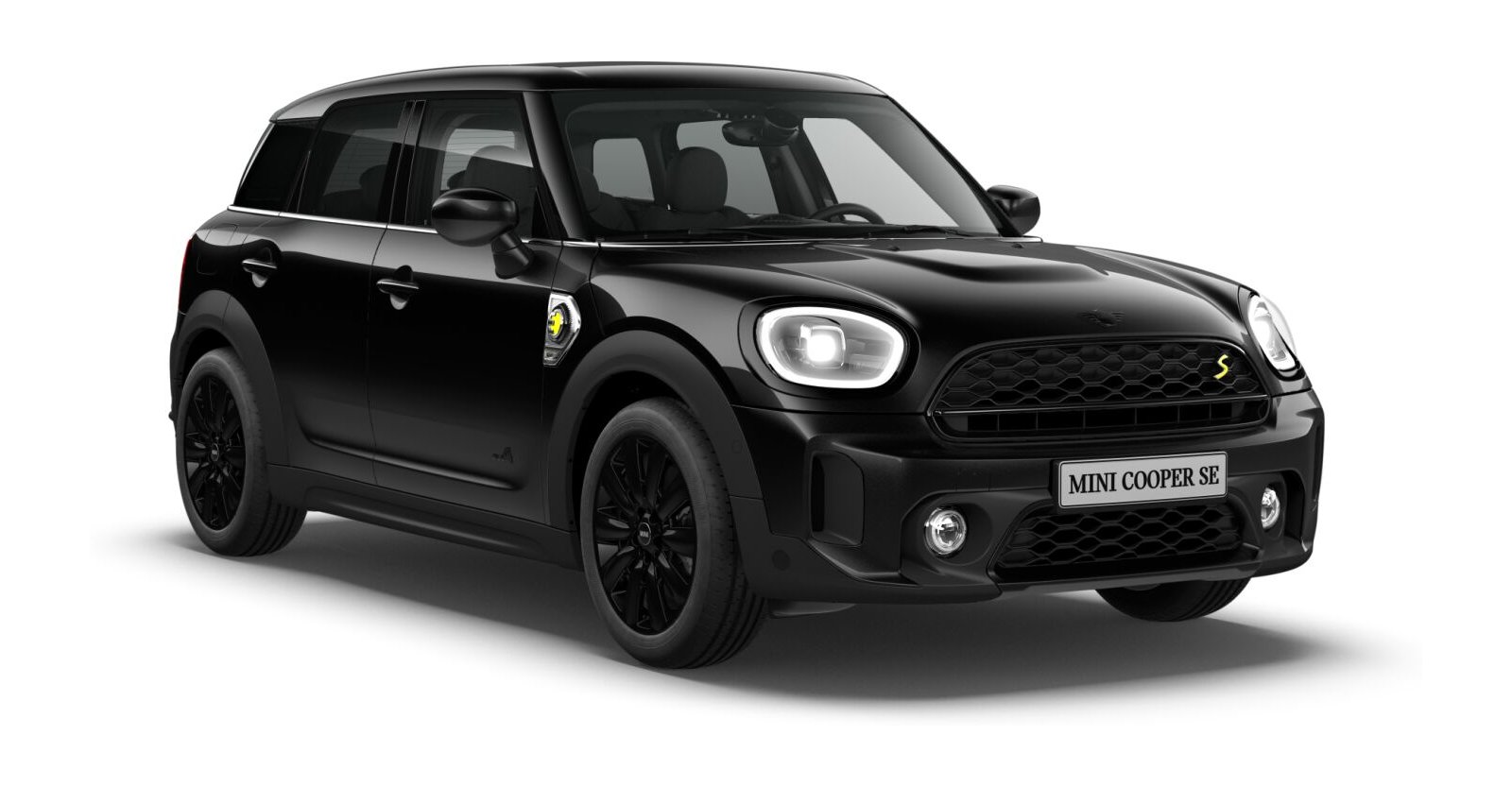 MINI MINI Countryman in Schwarz von vorne MINI MINI Countryman in Schwarz von vorne
