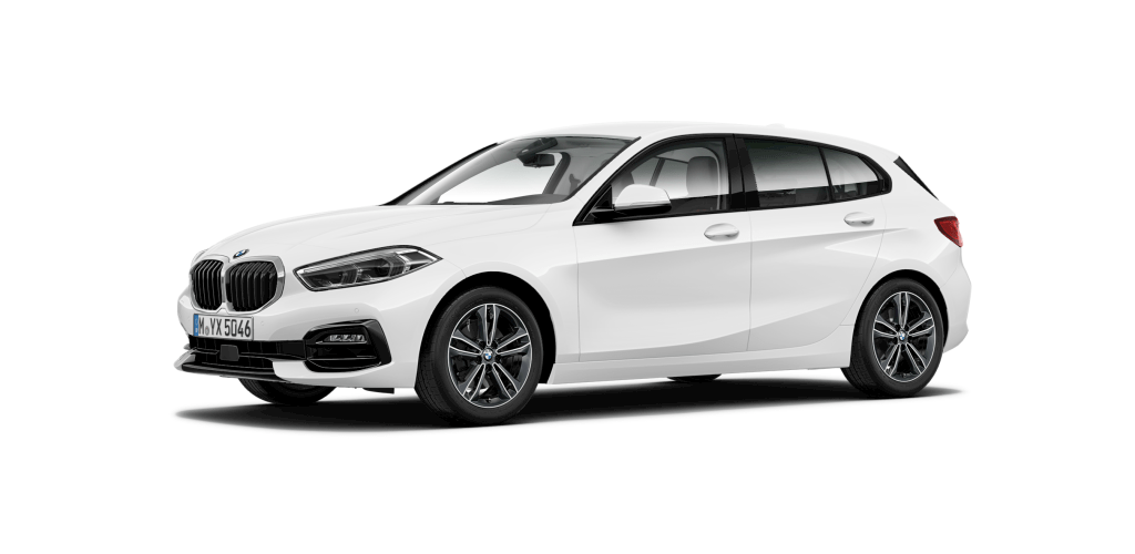 BMW BMW 1er in Weiß von vorne BMW BMW 1er in Weiß von vorne