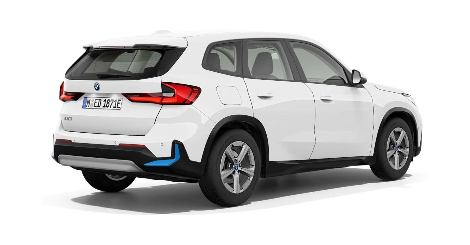 BMW BMW I in Weiß von hinten