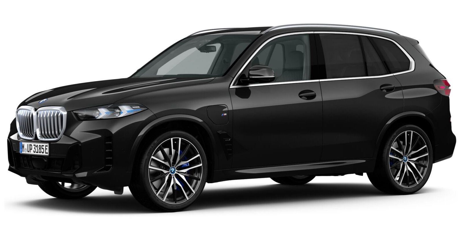 BMW X5 xDrive50e in Schwarz von vorne BMW X5 xDrive50e in Schwarz von vorne