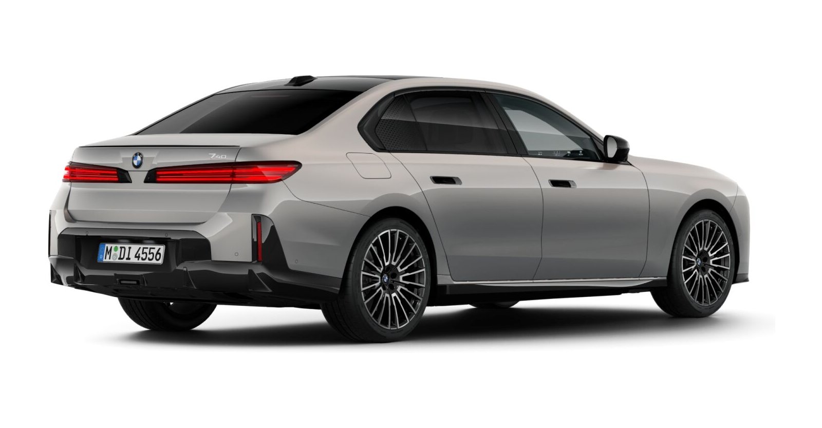 BMW BMW 7er in Grau von hinten BMW BMW 7er in Grau von hinten