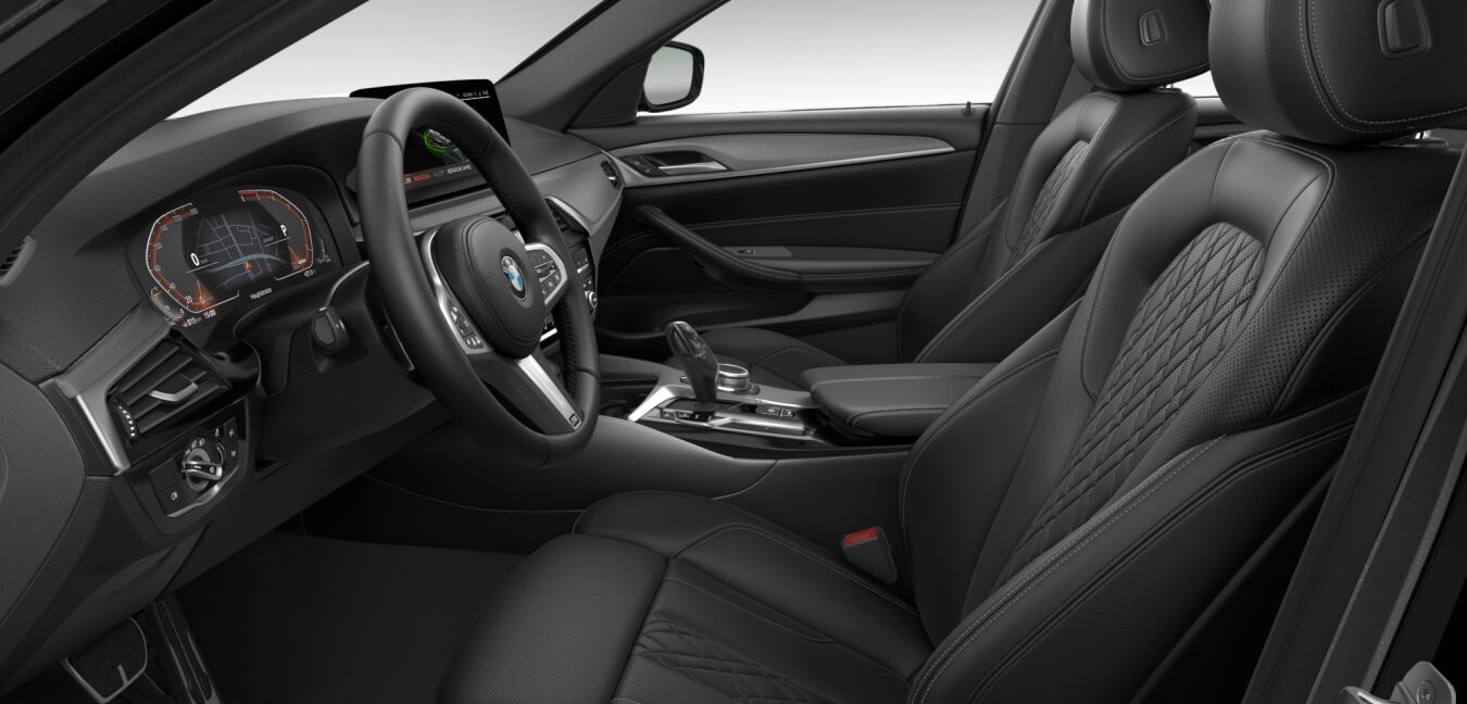 BMW BMW 5er im Innenraum seitlich