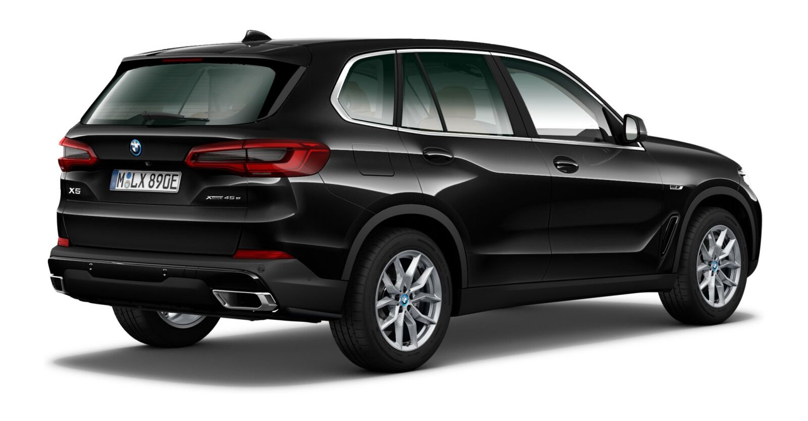 BMW BMW X in Schwarz von hinten BMW BMW X in Schwarz von hinten
