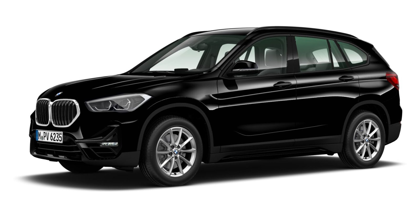 BMW BMW X in Schwarz von vorne