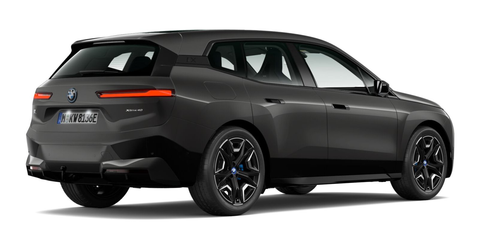BMW BMW I in Grau von hinten BMW BMW I in Grau von hinten