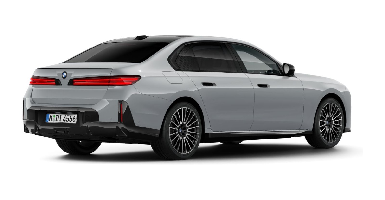 BMW BMW 7er in Grau von hinten BMW BMW 7er in Grau von hinten