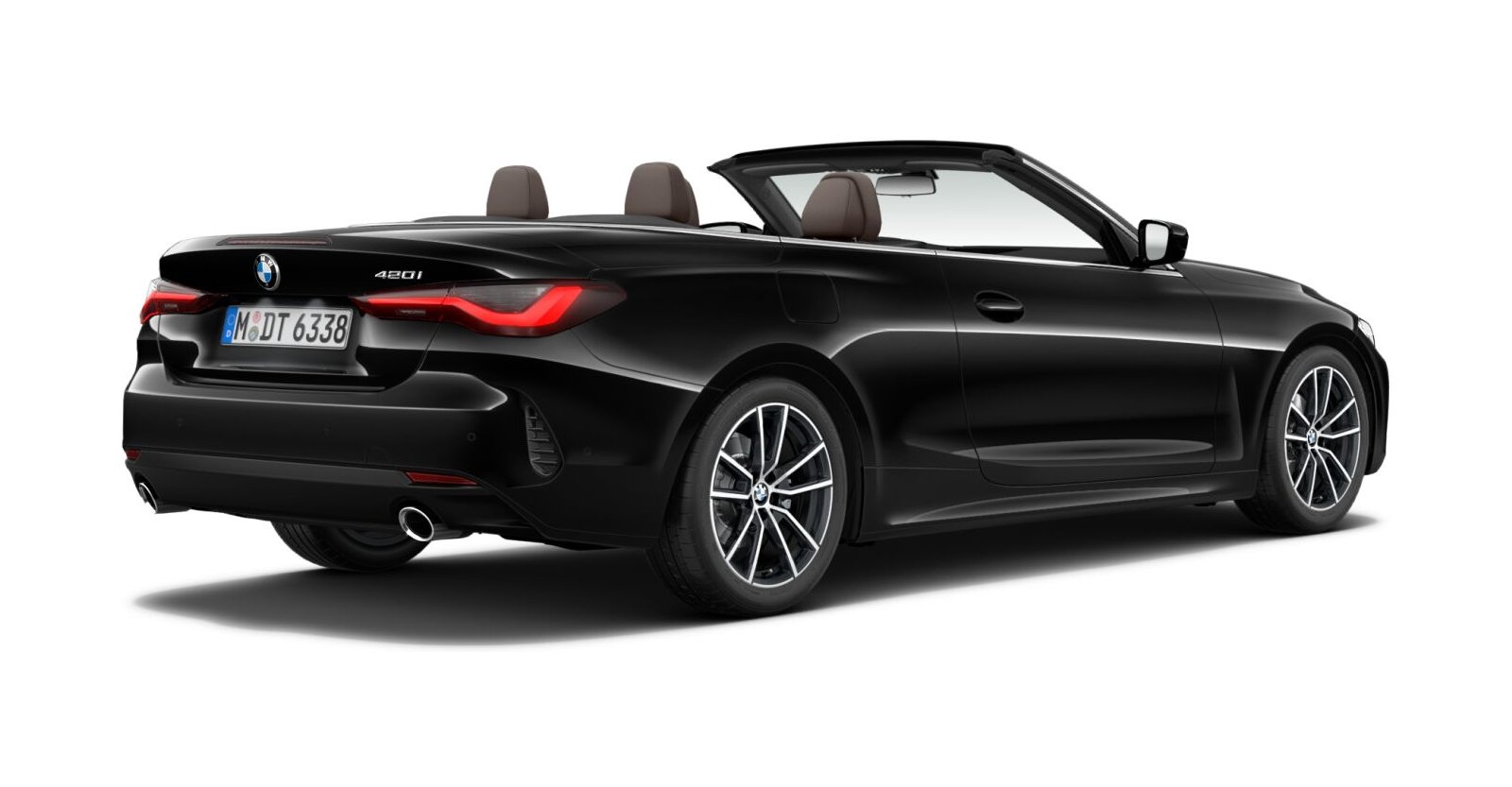 BMW BMW 4er in Schwarz von hinten BMW BMW 4er in Schwarz von hinten