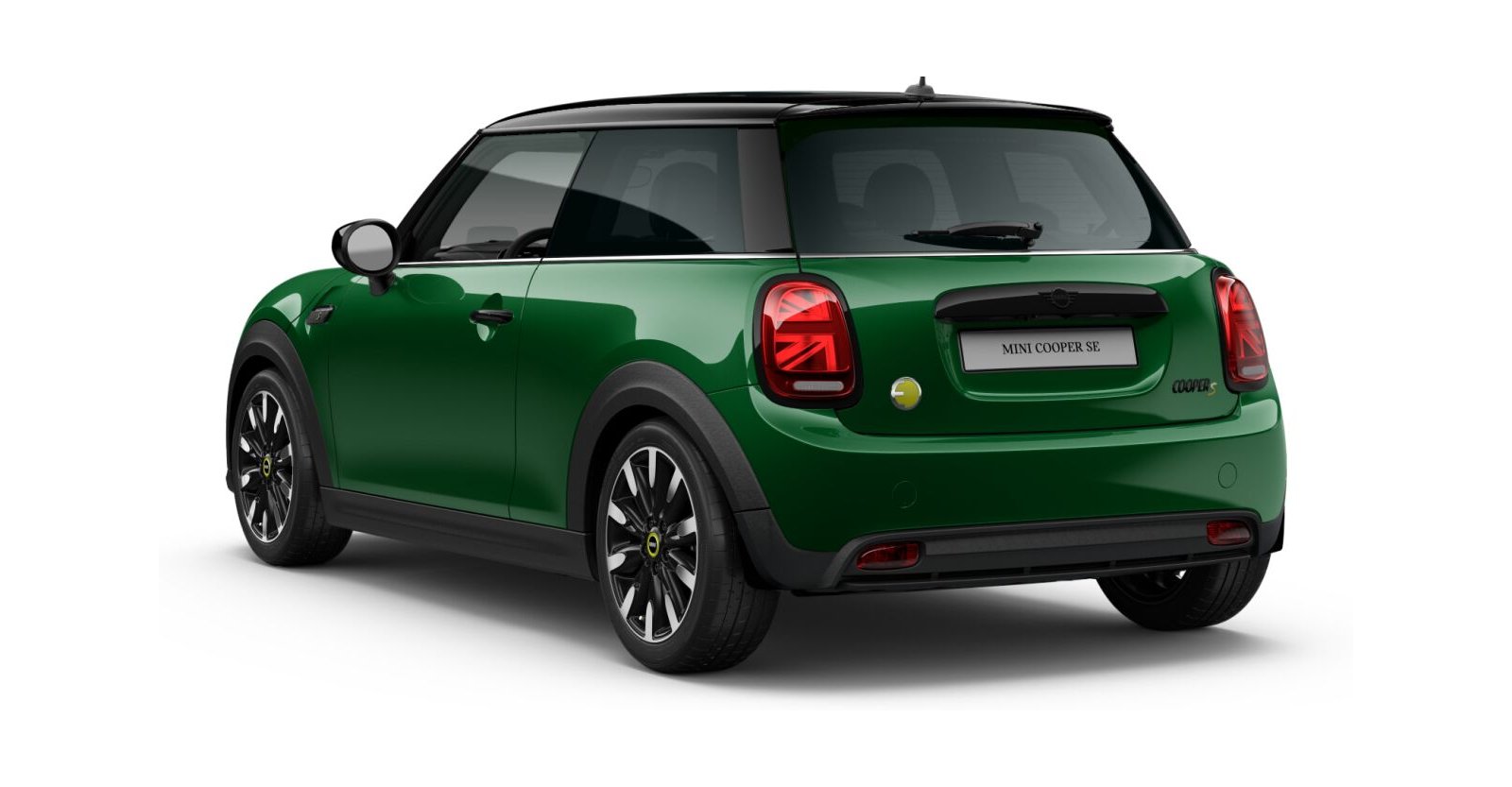 MINI MINI 3-Türer in Grün von hinten MINI MINI 3-Türer in Grün von hinten