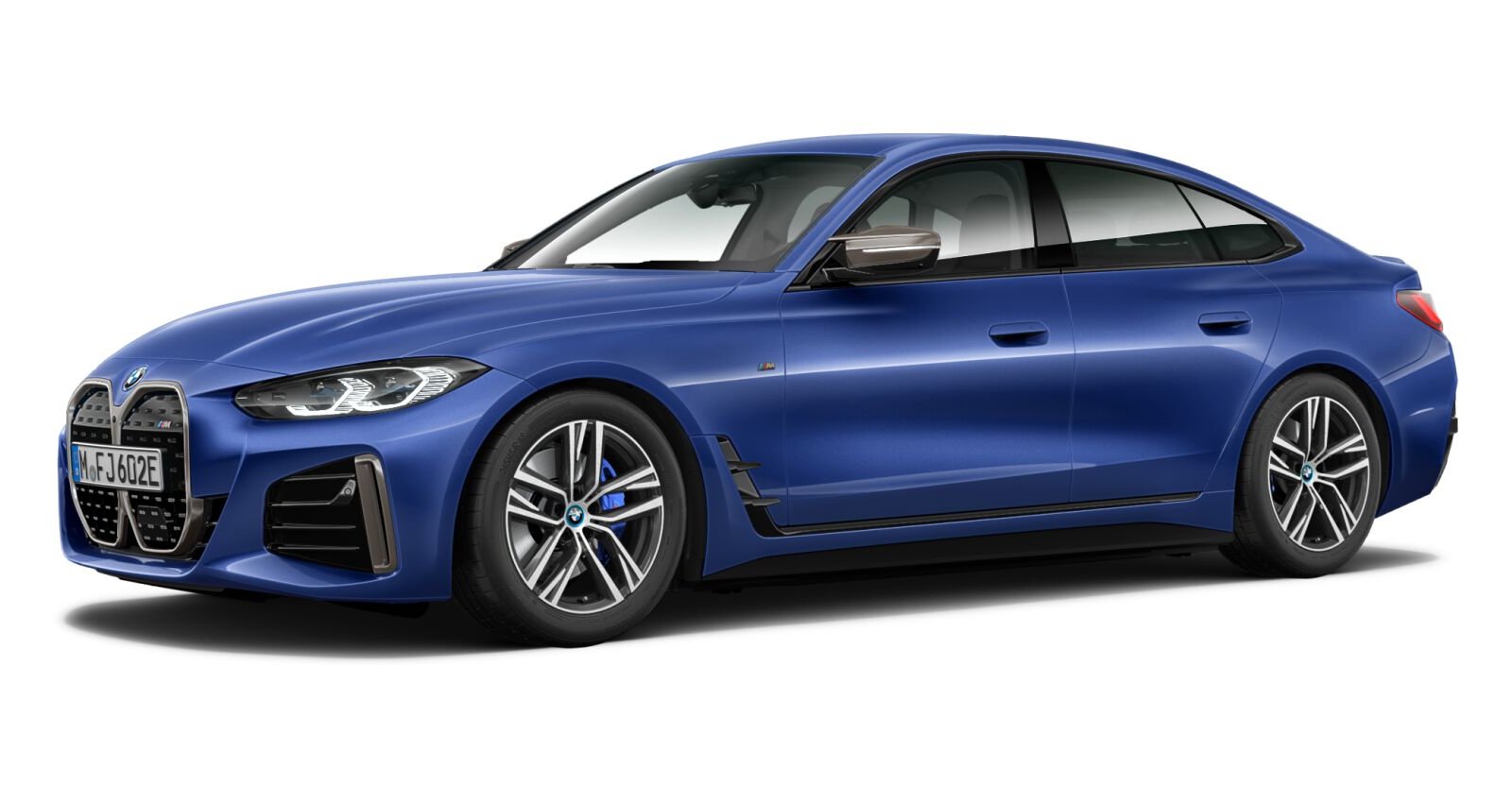 BMW BMW I in Blau von vorne BMW BMW I in Blau von vorne