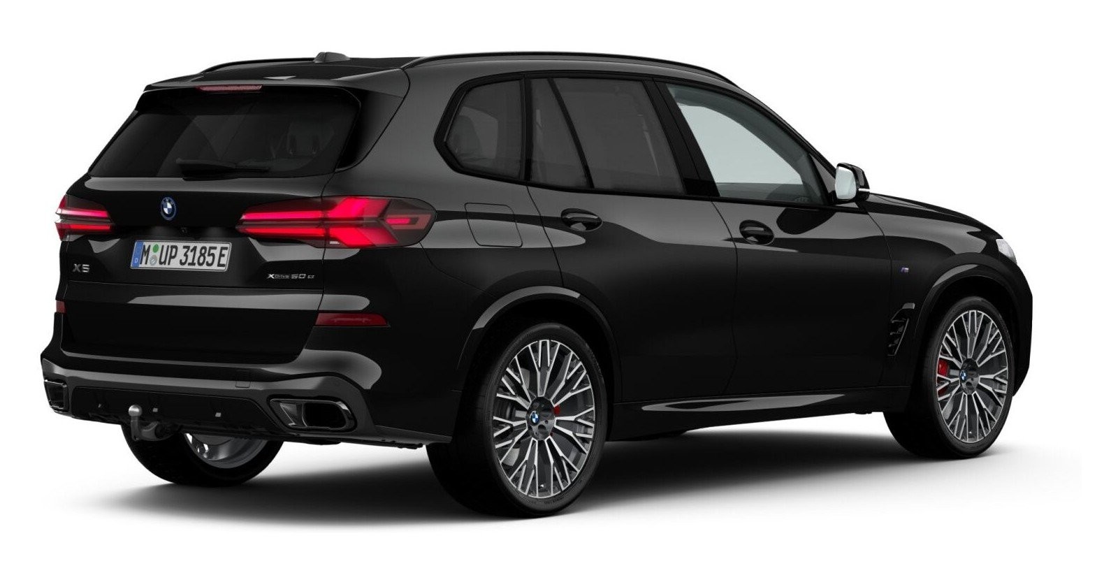 BMW BMW X in Schwarz von hinten BMW BMW X in Schwarz von hinten