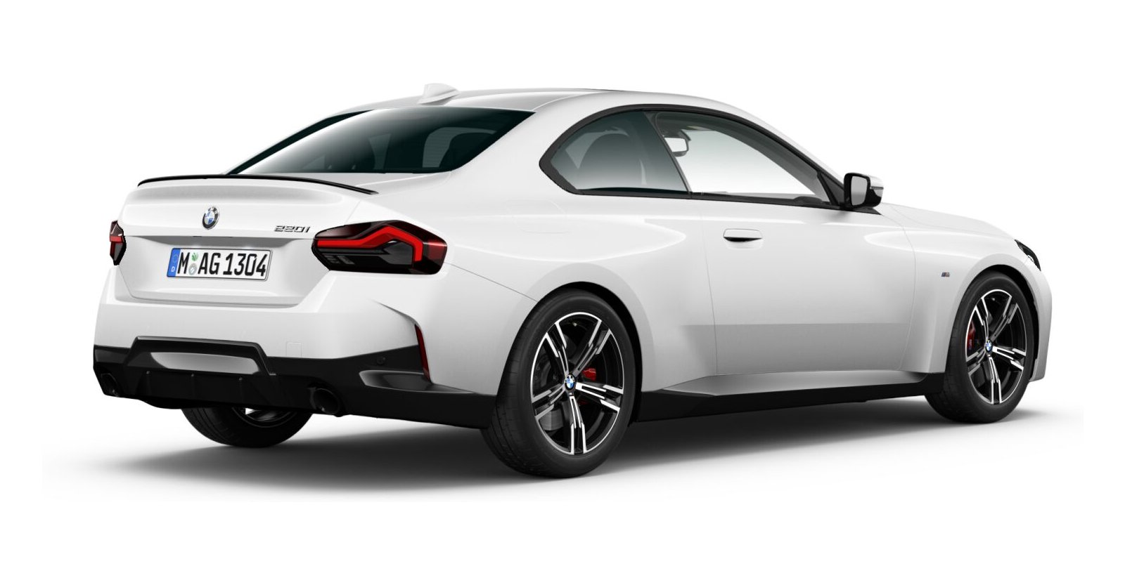BMW BMW 2er in Weiß von hinten BMW BMW 2er in Weiß von hinten