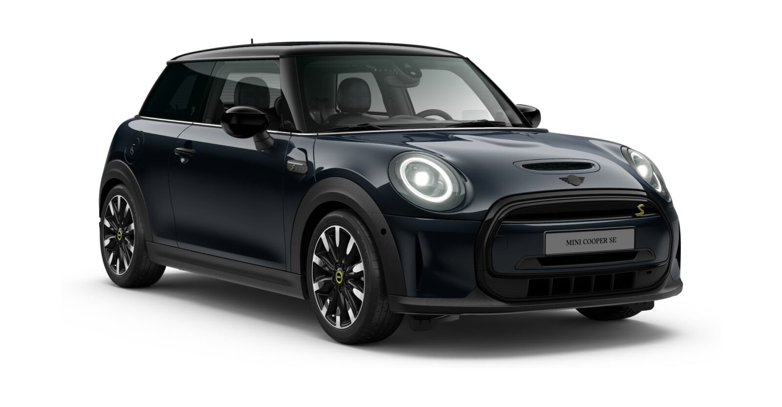 MINI MINI 3-Türer in Schwarz von vorne MINI MINI 3-Türer in Schwarz von vorne