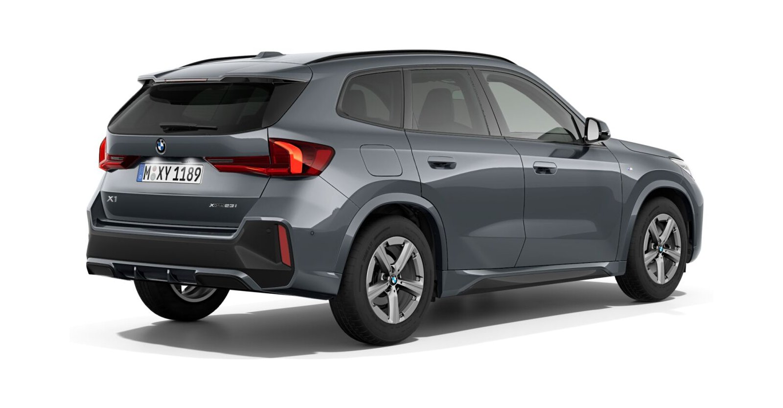 BMW BMW X in Grau von hinten BMW BMW X in Grau von hinten