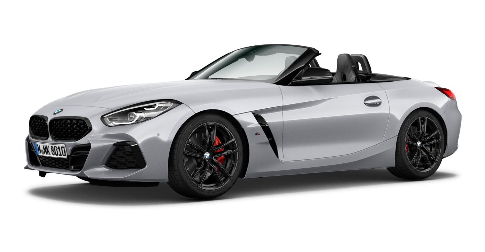 BMW Z4 M40i in Silber von vorne