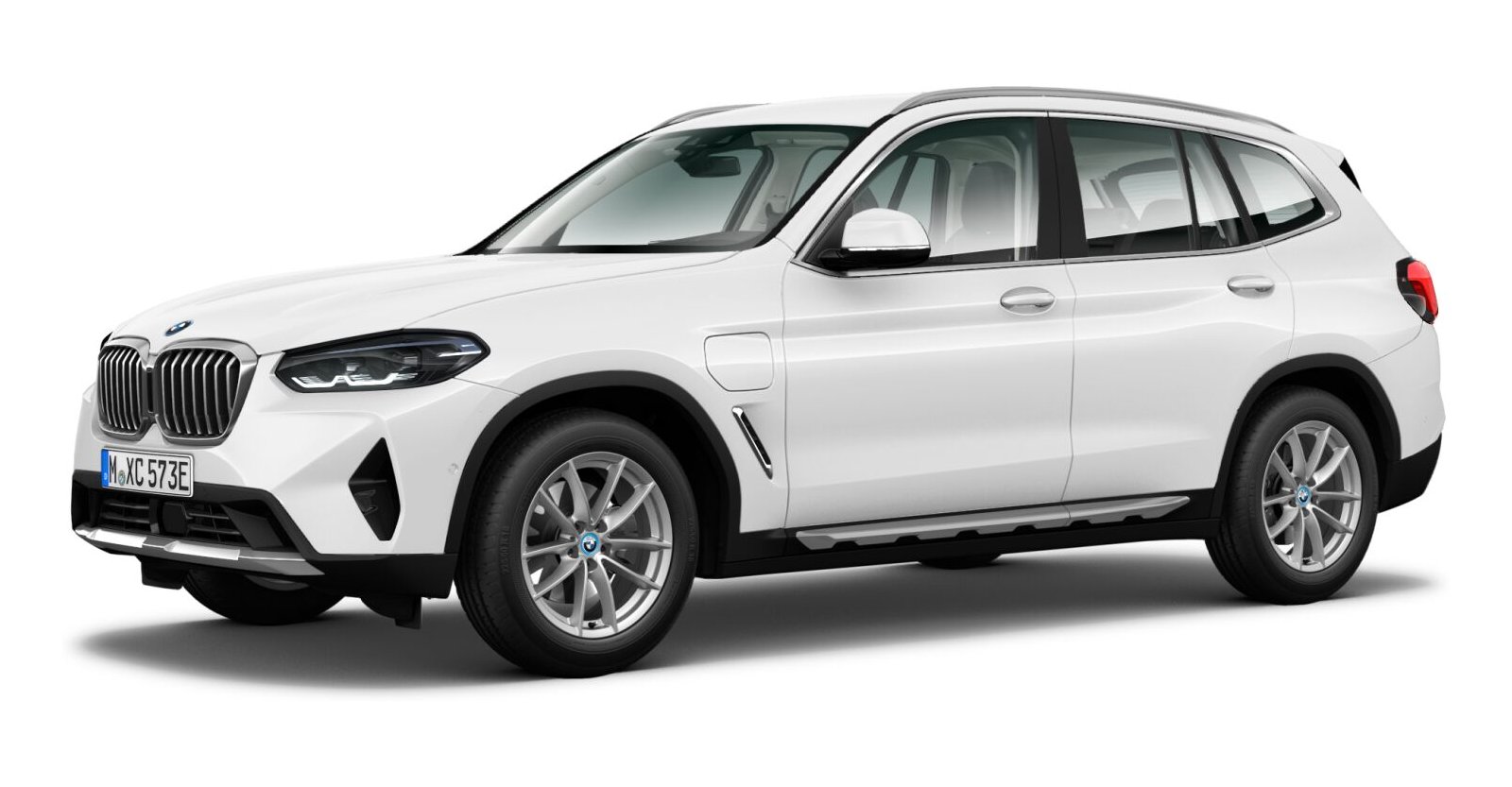 BMW X3 xDrive 30e in Weiß von vorne BMW X3 xDrive 30e in Weiß von vorne