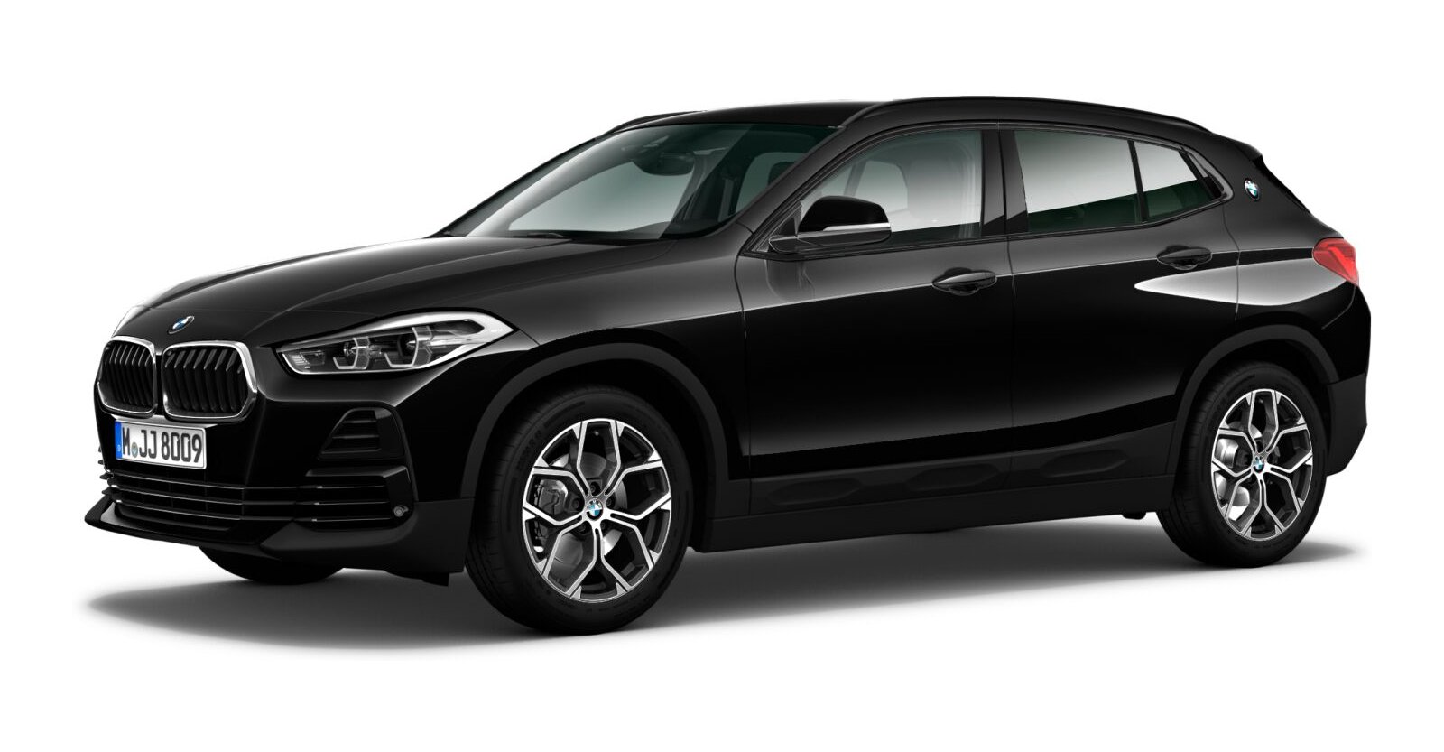 BMW BMW X in Schwarz von vorne