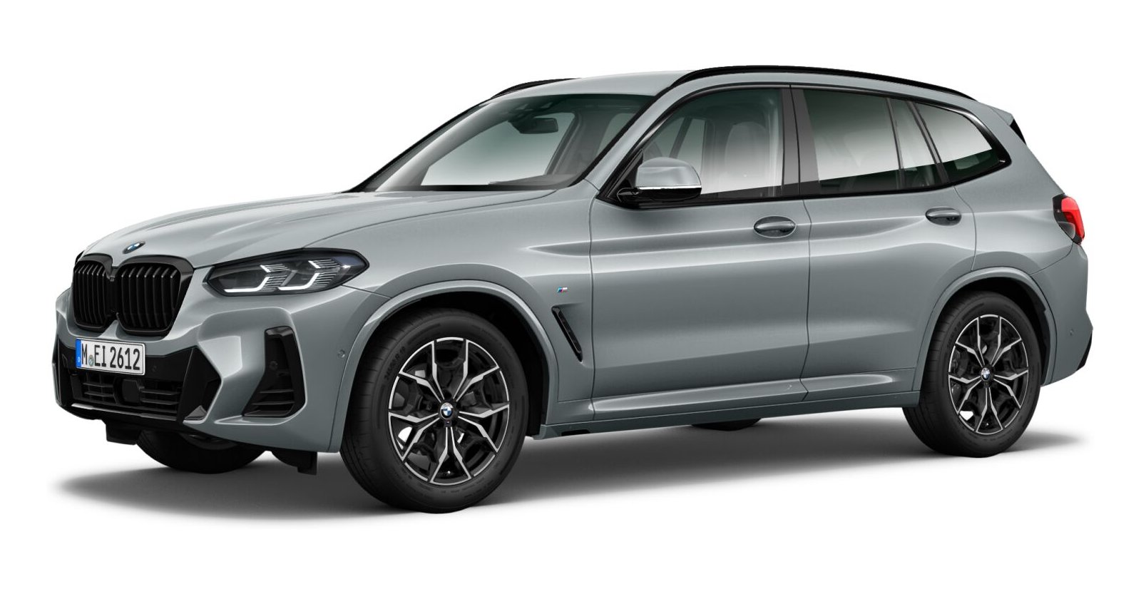 BMW X3 xDrive 20d in Grau von vorne BMW X3 xDrive 20d in Grau von vorne