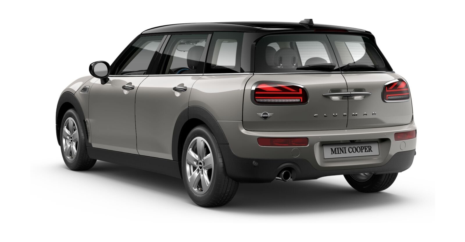 MINI MINI Clubman in Silber von hinten MINI MINI Clubman in Silber von hinten