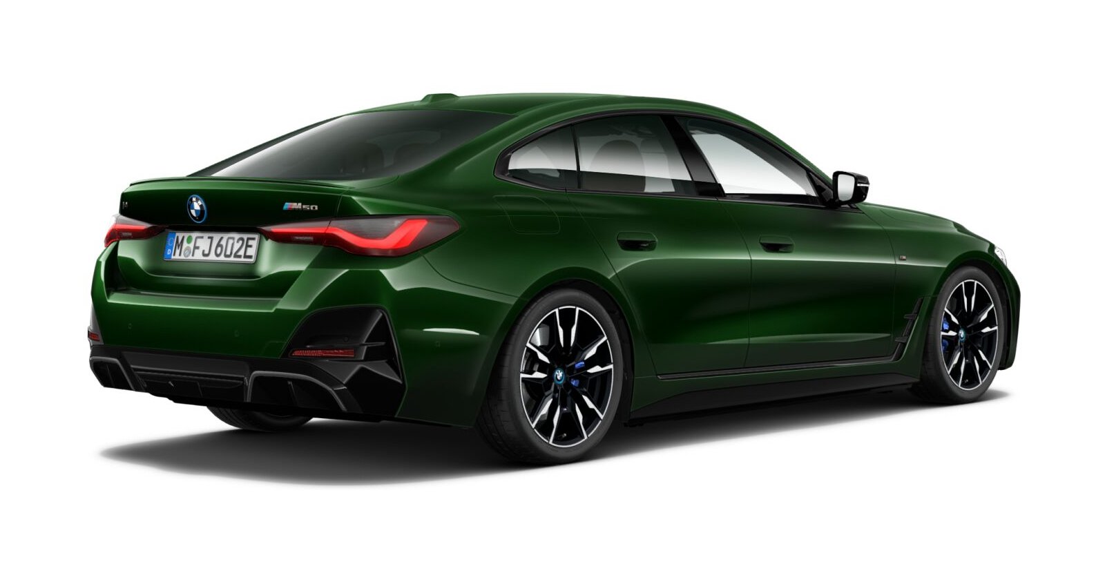 BMW BMW I in Grün von hinten