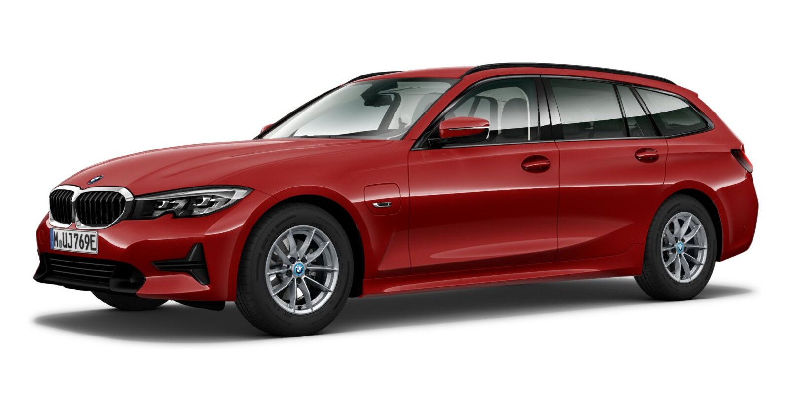 BMW BMW 3er in Rot von vorne BMW BMW 3er in Rot von vorne