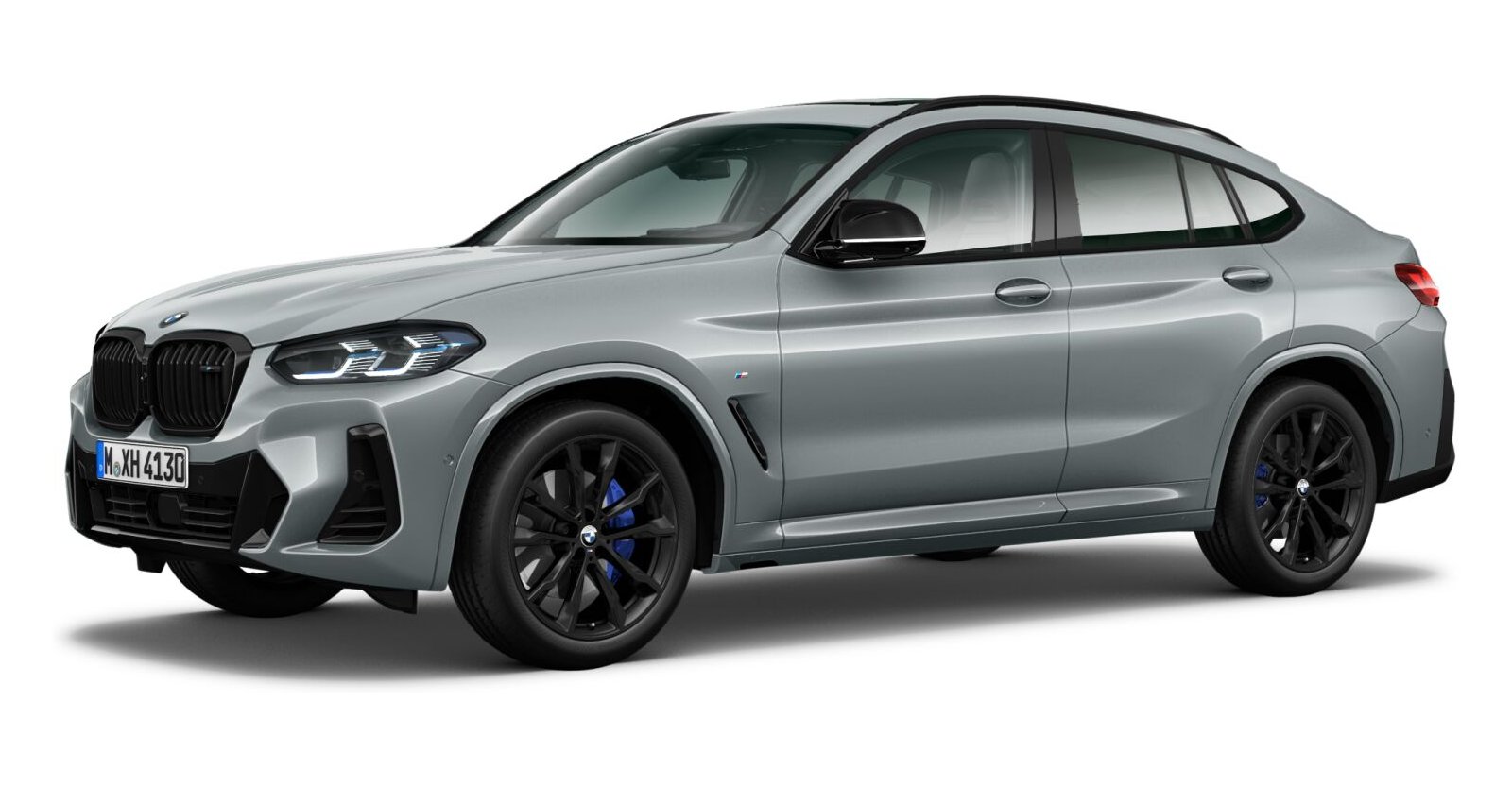 BMW X4 M40i in Grau von vorne BMW X4 M40i in Grau von vorne