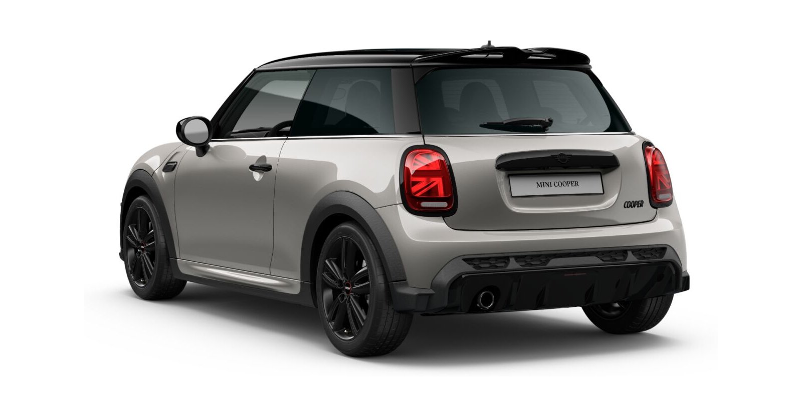 MINI MINI 3-Türer in Silber von hinten MINI MINI 3-Türer in Silber von hinten