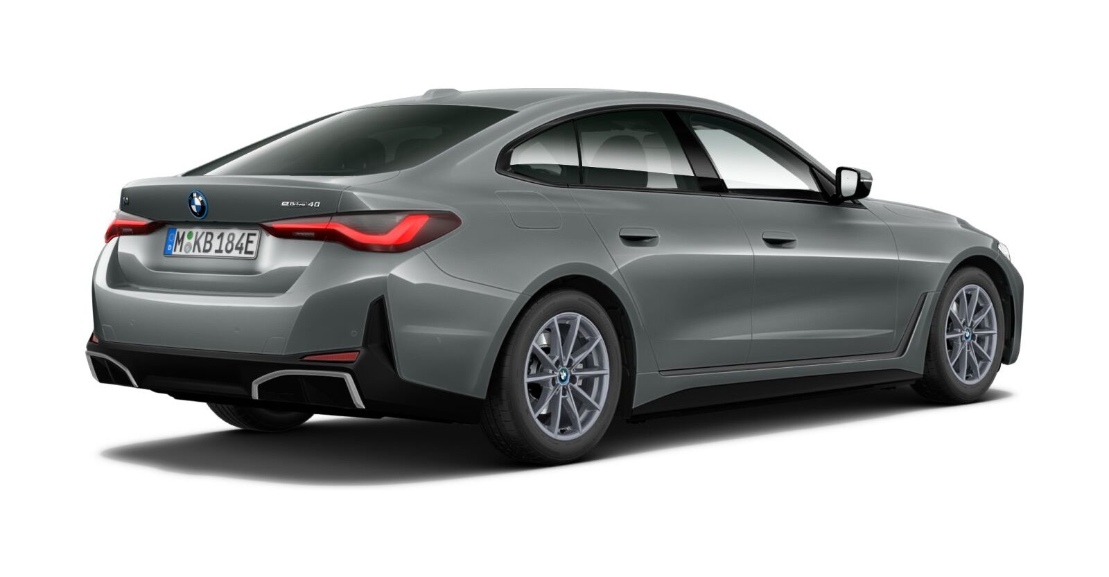 BMW BMW I in Grau von hinten BMW BMW I in Grau von hinten