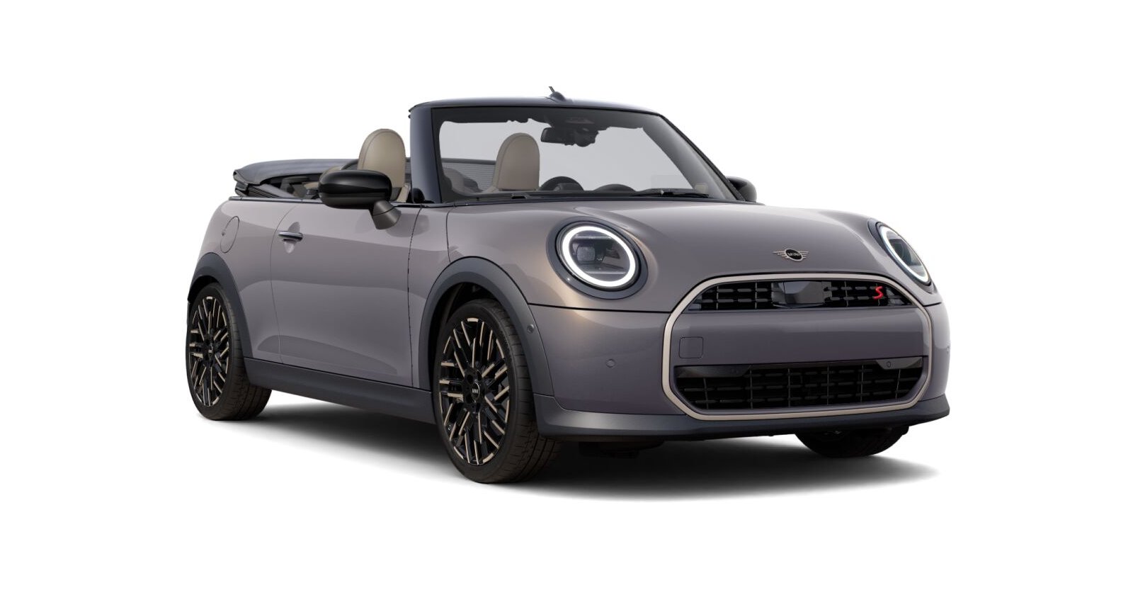 MINI MINI Cabrio in Grau von vorne MINI MINI Cabrio in Grau von vorne