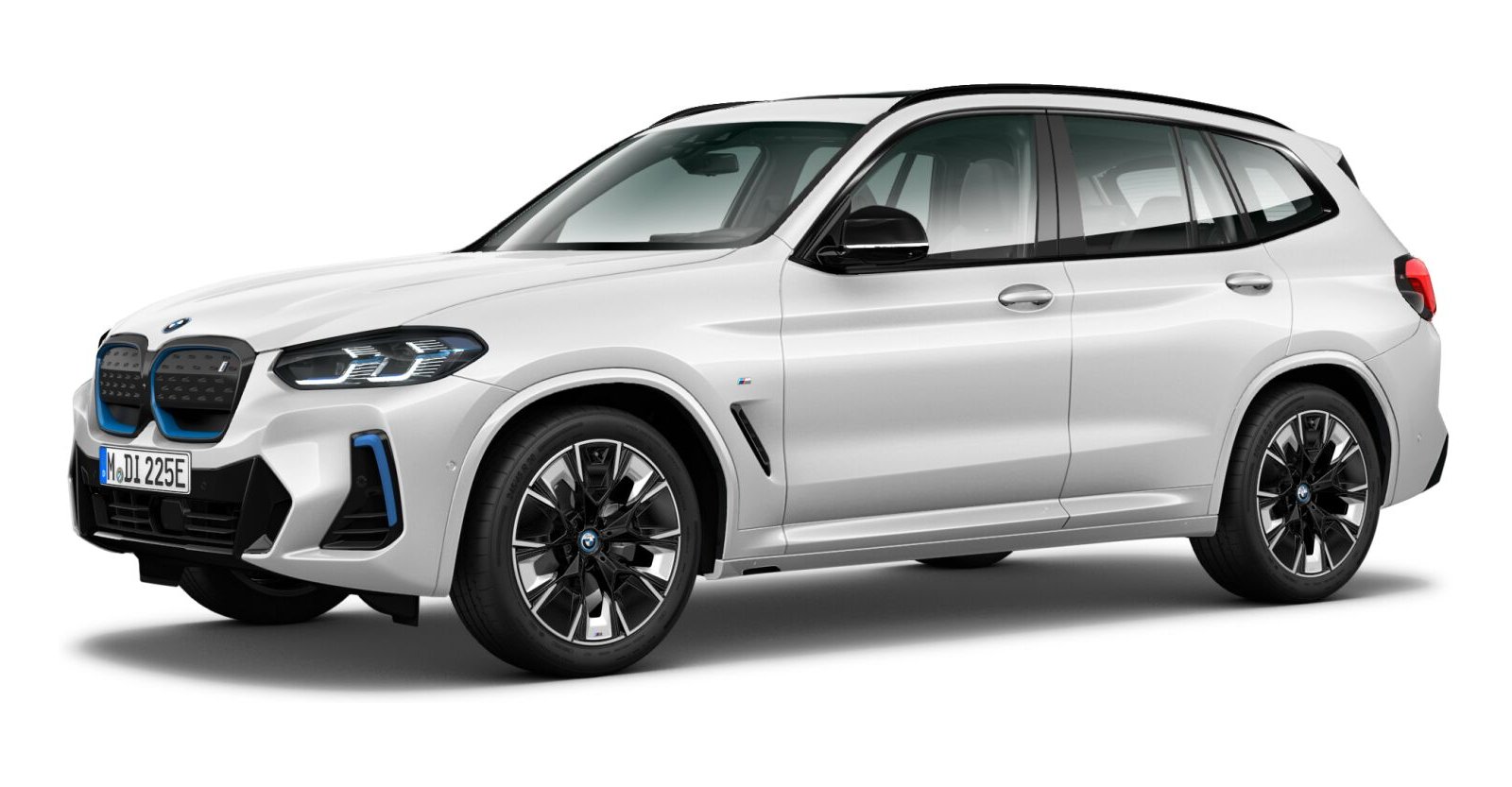 BMW BMW I in Weiß von vorne BMW BMW I in Weiß von vorne