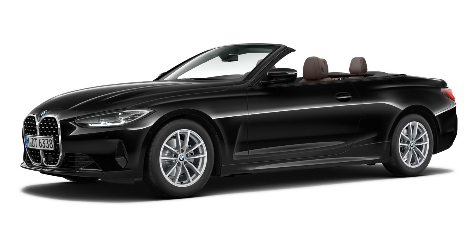 BMW BMW 4er in Schwarz von vorne BMW BMW 4er in Schwarz von vorne