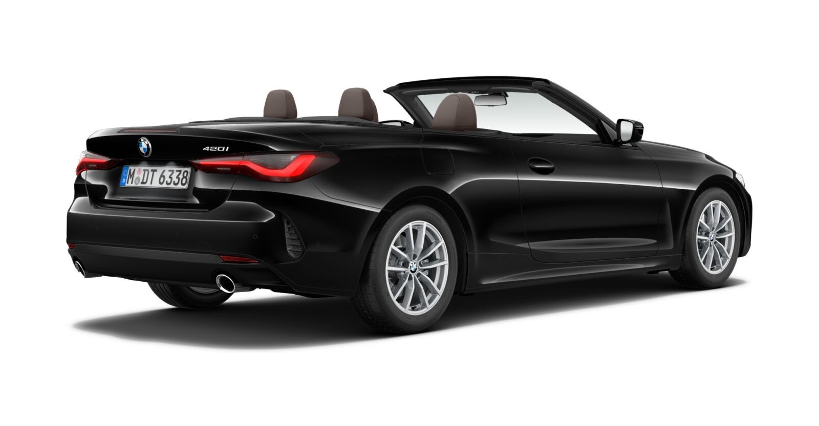BMW BMW 4er in Schwarz von hinten BMW BMW 4er in Schwarz von hinten