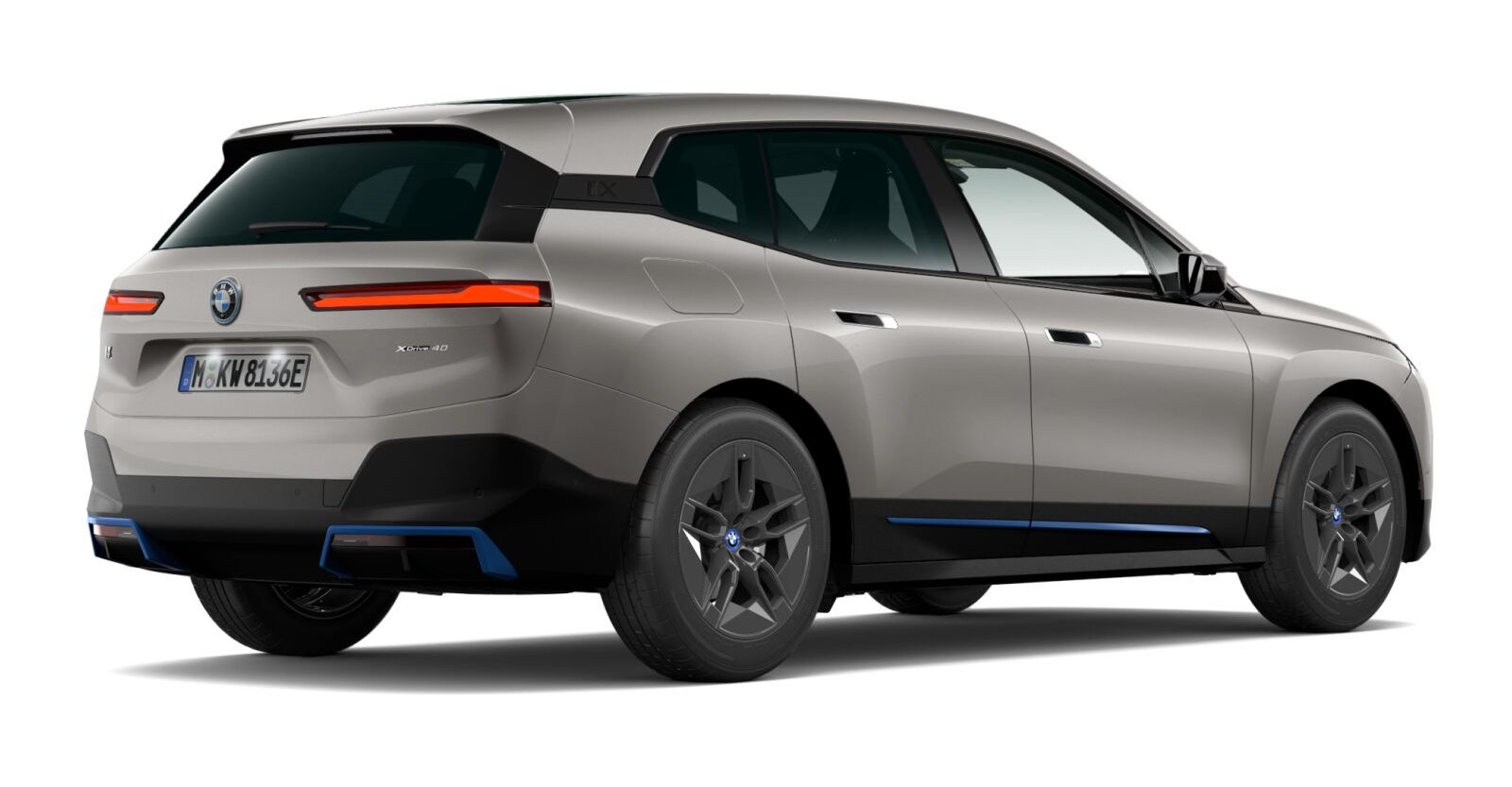 BMW BMW I in Grau von hinten