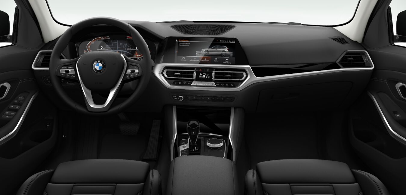 BMW BMW 3er im Innenraum von vorne BMW BMW 3er im Innenraum von vorne