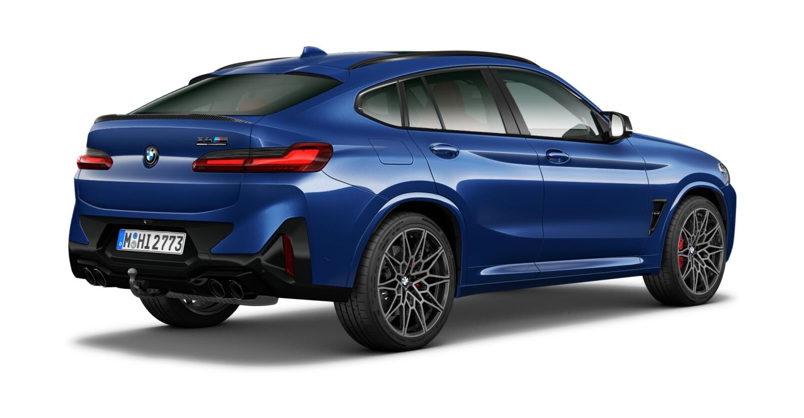 BMW BMW M in Blau von hinten BMW BMW M in Blau von hinten