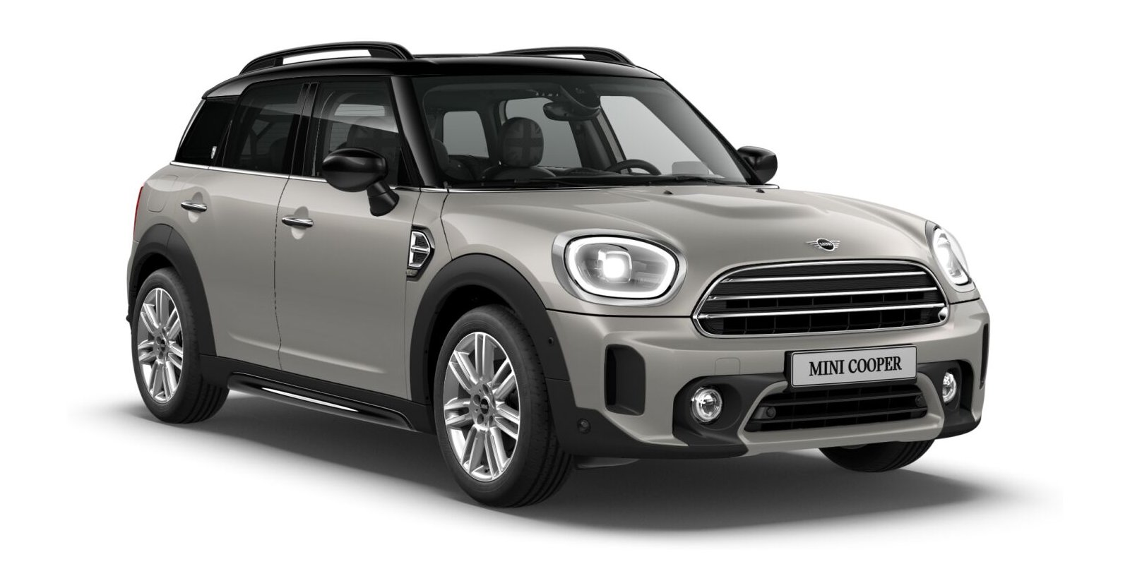 MINI Cooper Countryman in Silber von vorne MINI Cooper Countryman in Silber von vorne