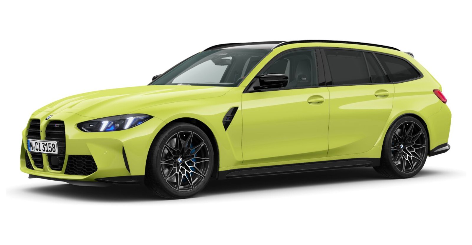 BMW BMW M in Gelb von vorne BMW BMW M in Gelb von vorne