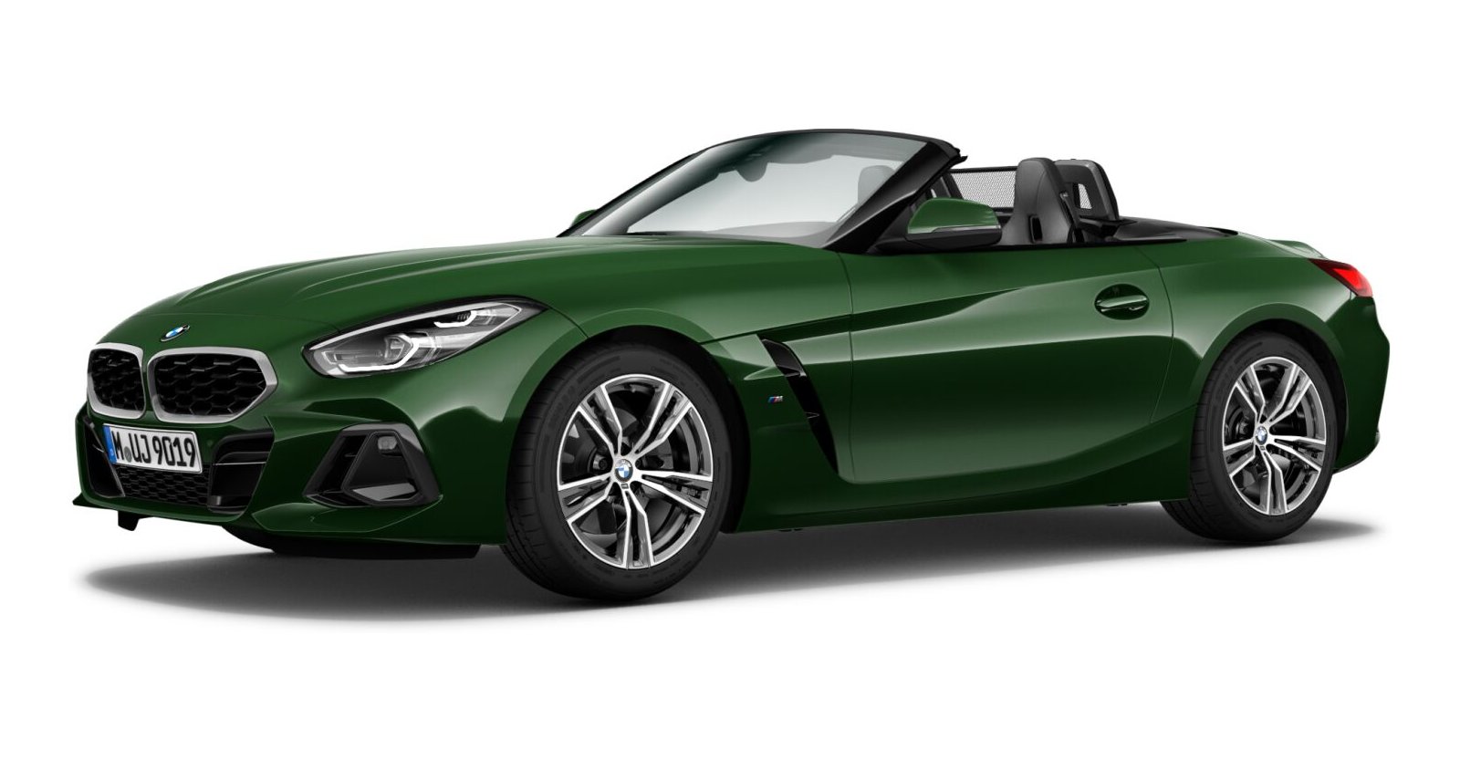 BMW Z4 sDrive20i in Grün von vorne