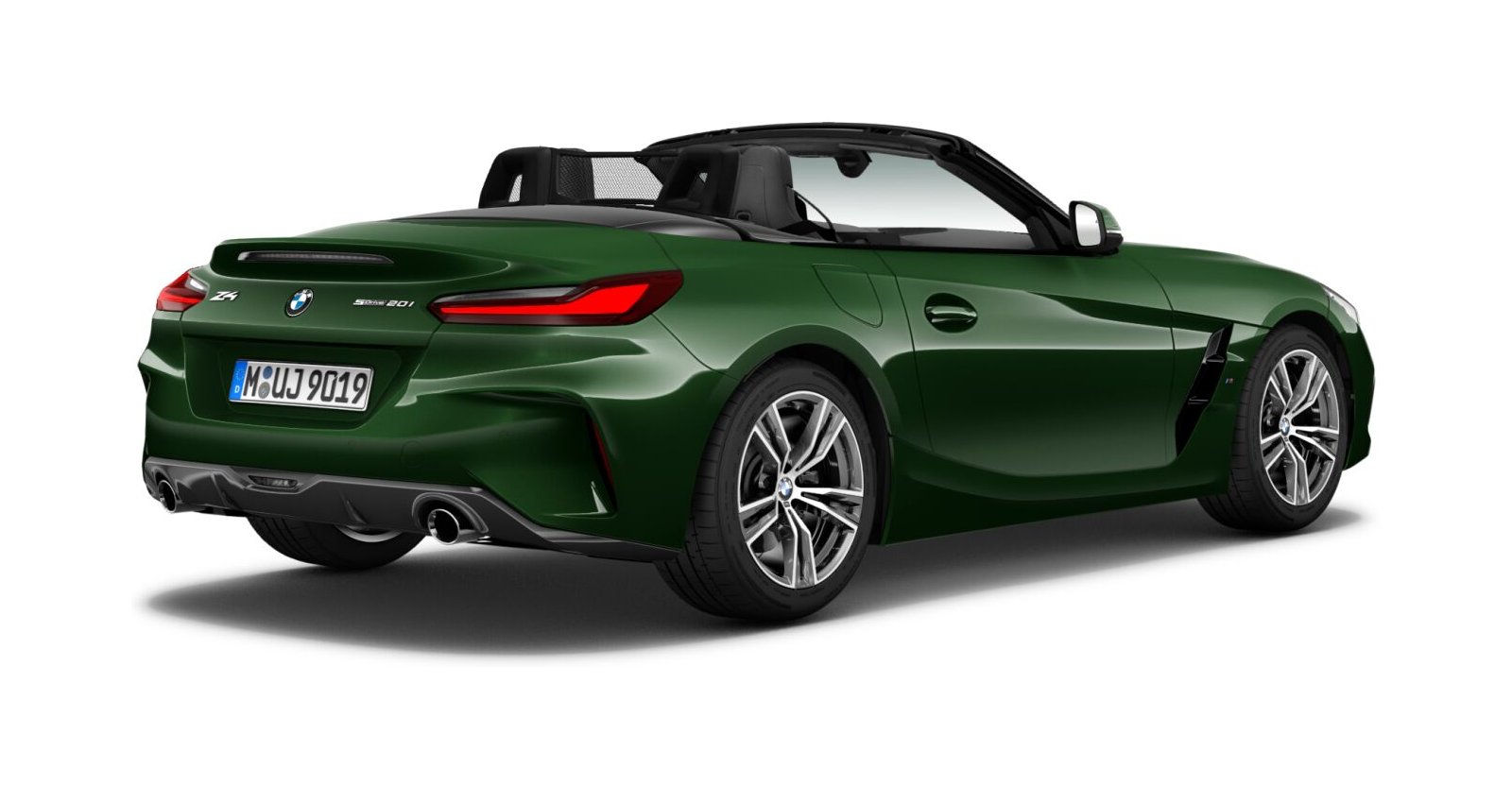 BMW BMW Z in Grün von hinten BMW BMW Z in Grün von hinten