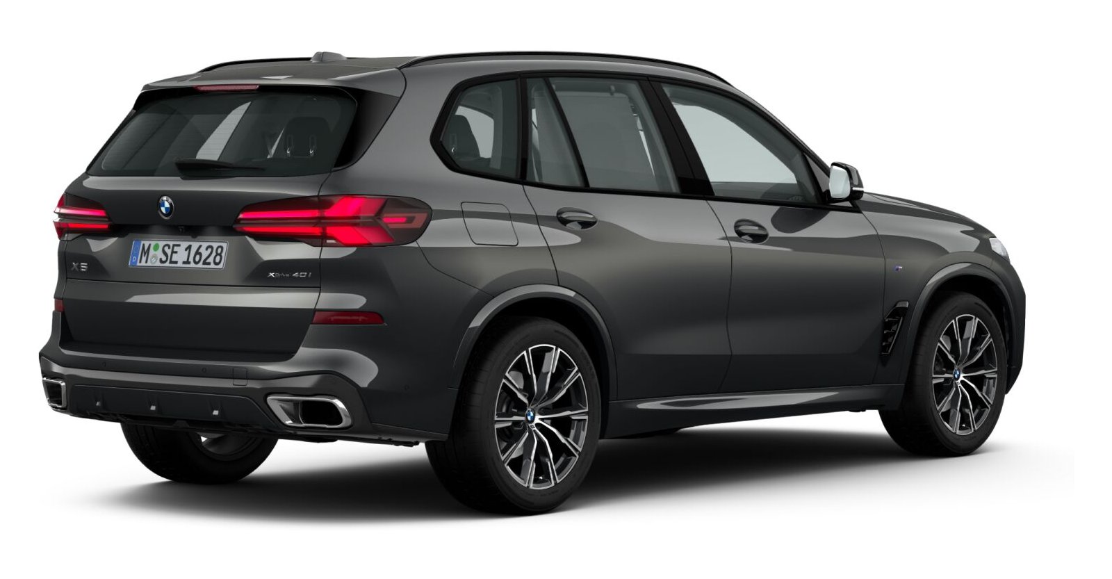 BMW BMW X in Grau von hinten BMW BMW X in Grau von hinten