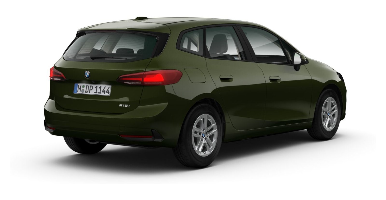 BMW BMW 2er in Grün von hinten BMW BMW 2er in Grün von hinten