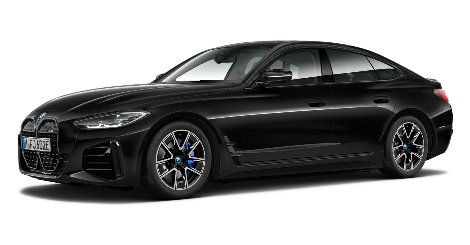 BMW BMW I in Schwarz von vorne BMW BMW I in Schwarz von vorne