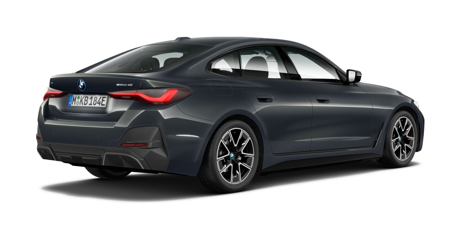BMW BMW I in Grau von hinten BMW BMW I in Grau von hinten