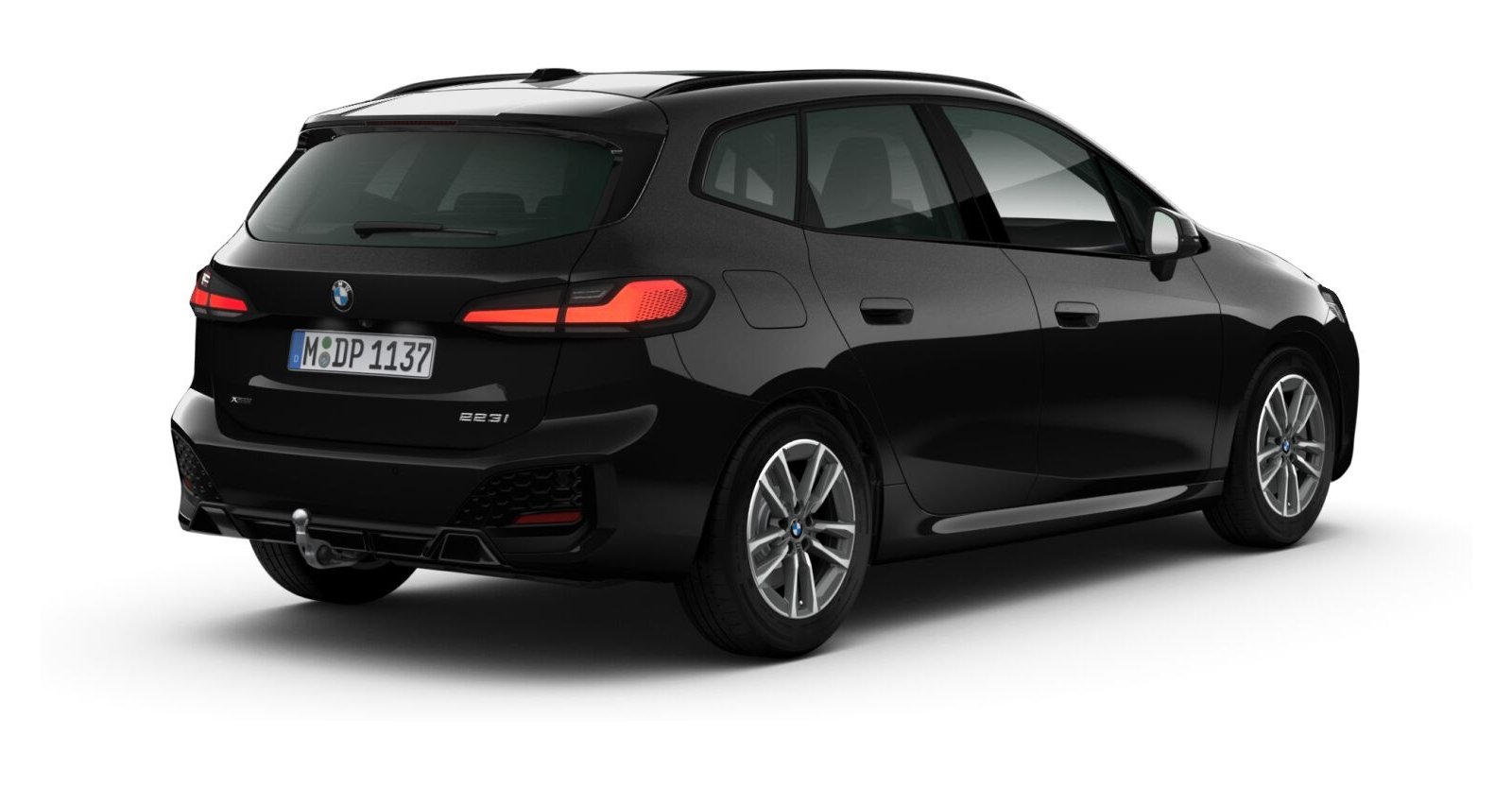 BMW BMW 2er in Schwarz von hinten BMW BMW 2er in Schwarz von hinten