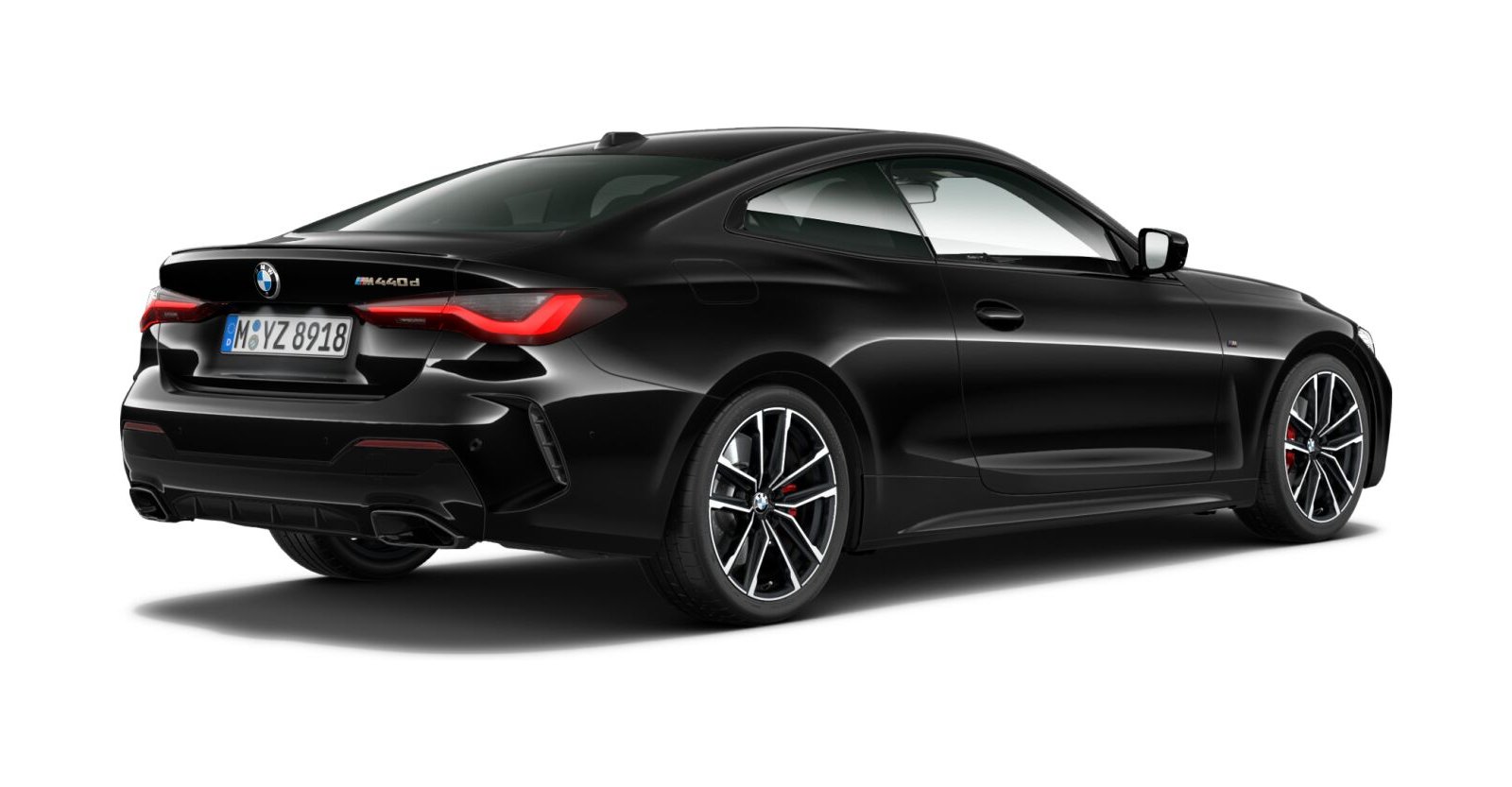 BMW BMW 4er in Schwarz von hinten BMW BMW 4er in Schwarz von hinten