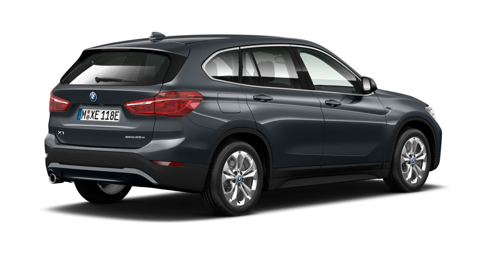 BMW BMW X in Grau von hinten BMW BMW X in Grau von hinten