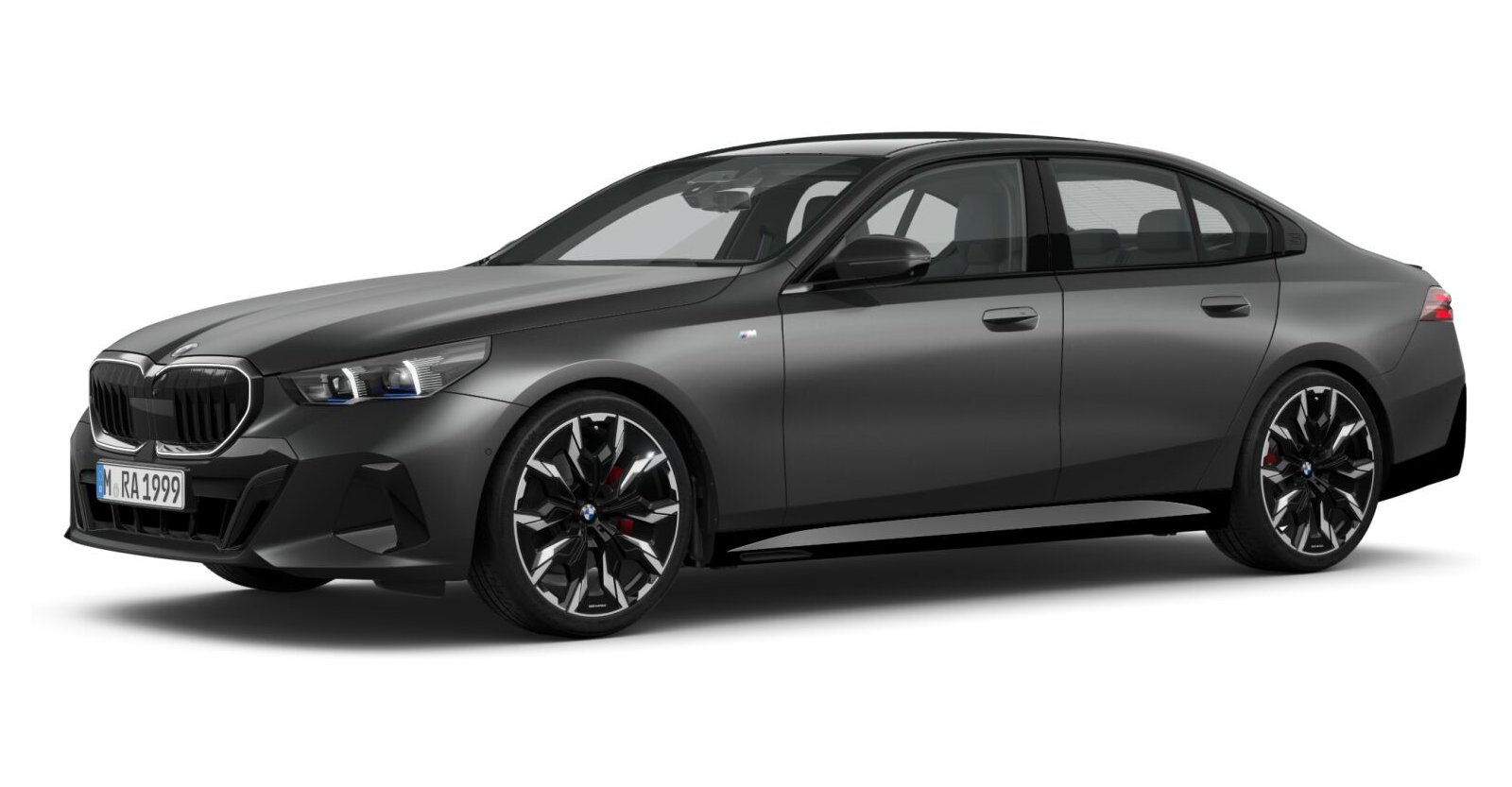 BMW BMW 5er in Grau von vorne