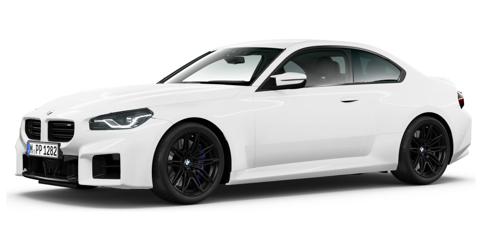 BMW M2 Coupé in Weiß von vorne BMW M2 Coupé in Weiß von vorne