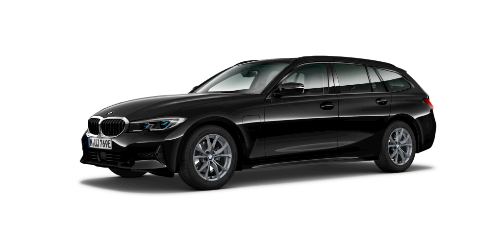 BMW BMW 3er in Schwarz von vorne