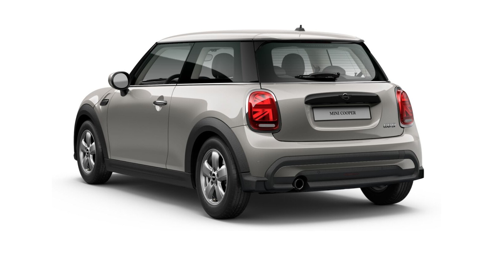 MINI MINI 3-Türer in Silber von hinten MINI MINI 3-Türer in Silber von hinten